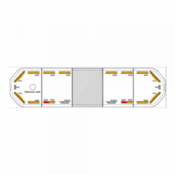 Rampe LEGION 154 cm - Dépannage - Répétiteurs - Phares de travail – Image 2